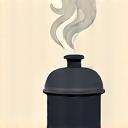 Icon representing smoke wisps or a smoker vent
